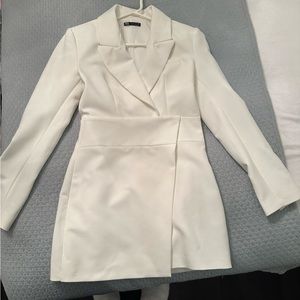 Zara Blazer Dress Size Small White